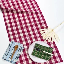 New Archive New York Abigail Plaid Table Runner