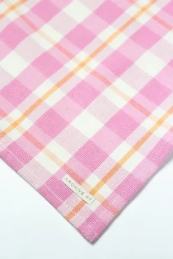 Sale Archive New York Abigail Plaid Table Runner in Bubblegum