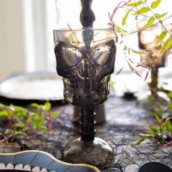 Creative Co-op Acrylic Skull Cup