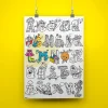 OMY U.S. Alphabet Giant Coloring Poster