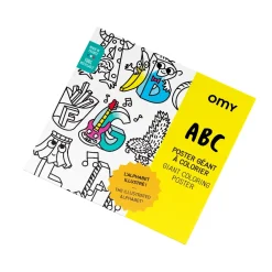 OMY U.S. Alphabet Giant Coloring Poster