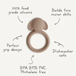 Mushie Animal Ring Teethers