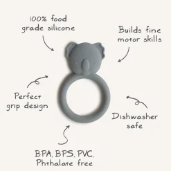 Mushie Animal Ring Teethers