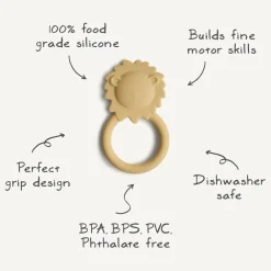 Mushie Animal Ring Teethers