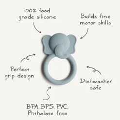 Mushie Animal Ring Teethers
