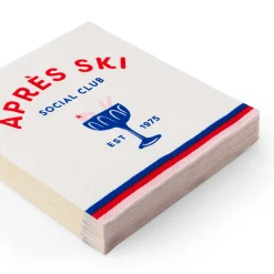 Online Bonjour Fete Apres Ski Cocktail Napkins
