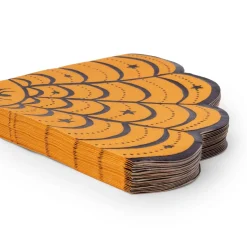 New Bonjour Fete Art Deco Vintage Halloween Large Napkins