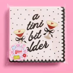 Best xo, Fetti A Tini Bit Older Cocktail Napkins