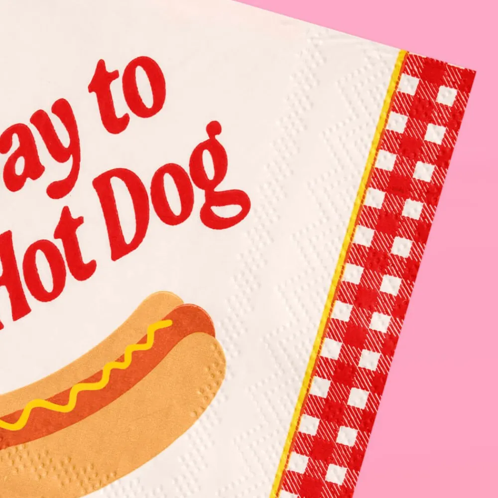 Online xo, Fetti Bad Day To Be A Hot Dog Napkins