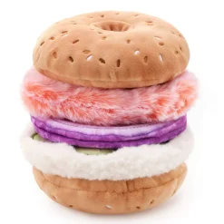 Online The Foggy Dog Bagel and Lox Interactive Snuffle Dog Toy