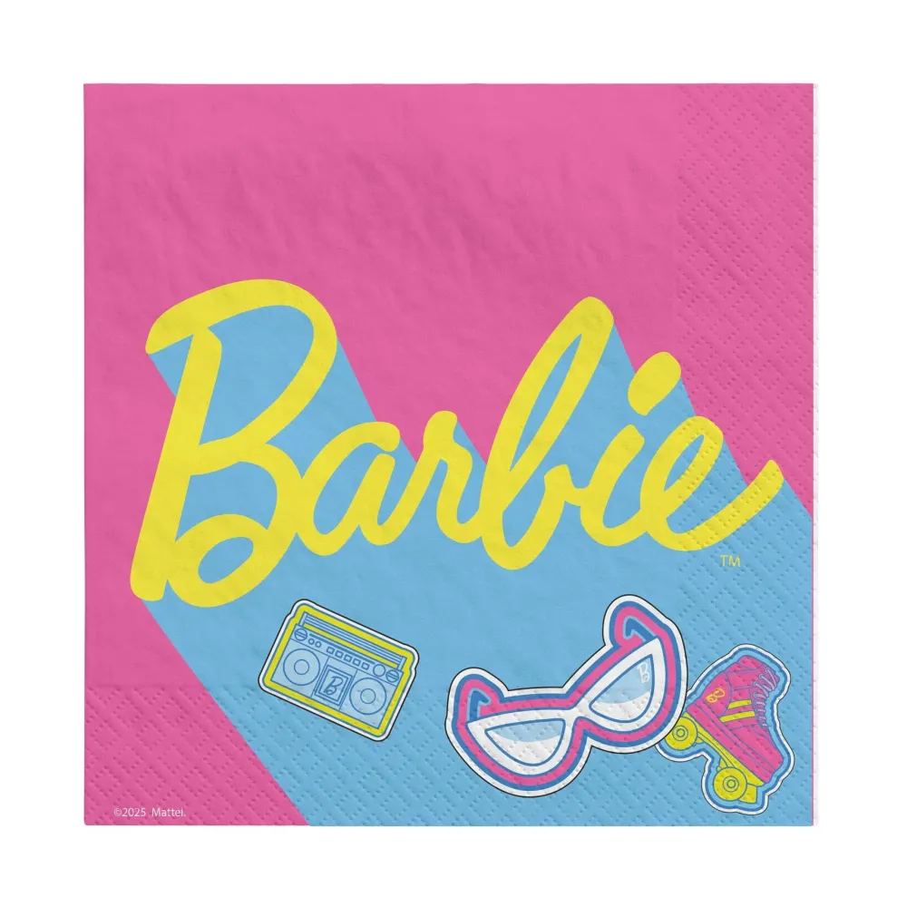 Clearance Amscan Barbie Party Lunch Napkins
