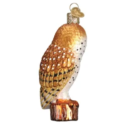 Hot Old World Christmas Barn Owl Ornament