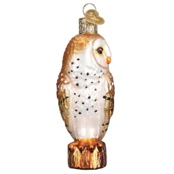 Hot Old World Christmas Barn Owl Ornament