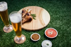 Sale Picnic Time Family of Brands Baseball Cutting Board & Serving Tray