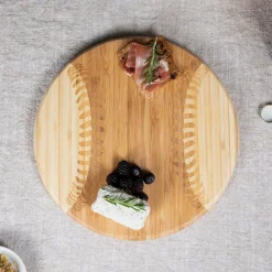 Sale Picnic Time Family of Brands Baseball Cutting Board & Serving Tray