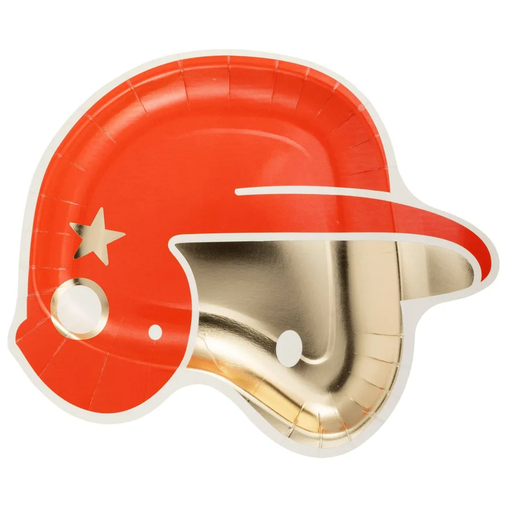 Hot My Mind’s Eye Baseball Helmet Shaped Plates