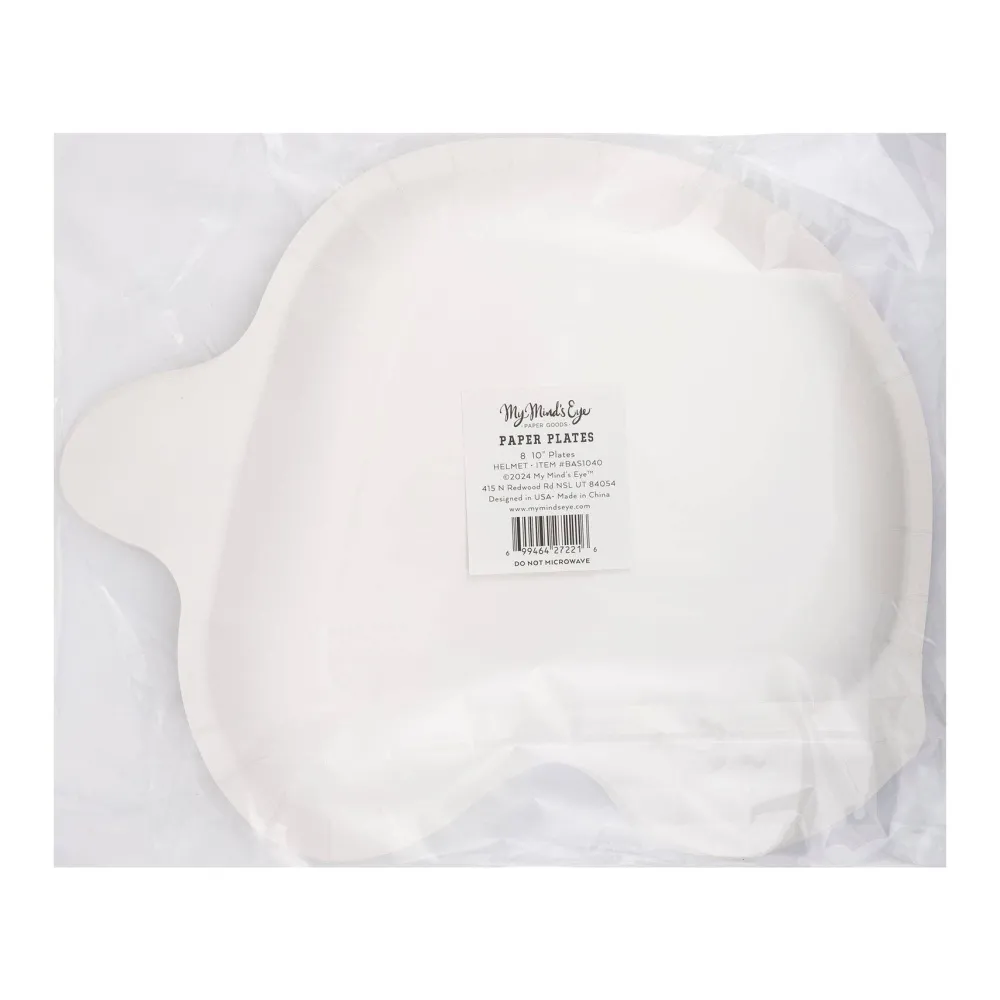 Hot My Mind’s Eye Baseball Helmet Shaped Plates