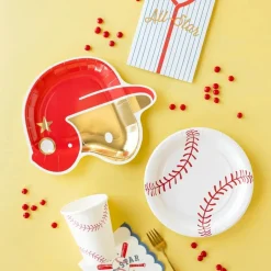 Hot My Mind’s Eye Baseball Helmet Shaped Plates