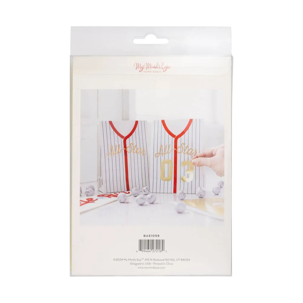 Best My Mind’s Eye Baseball Jersey Treat Bags