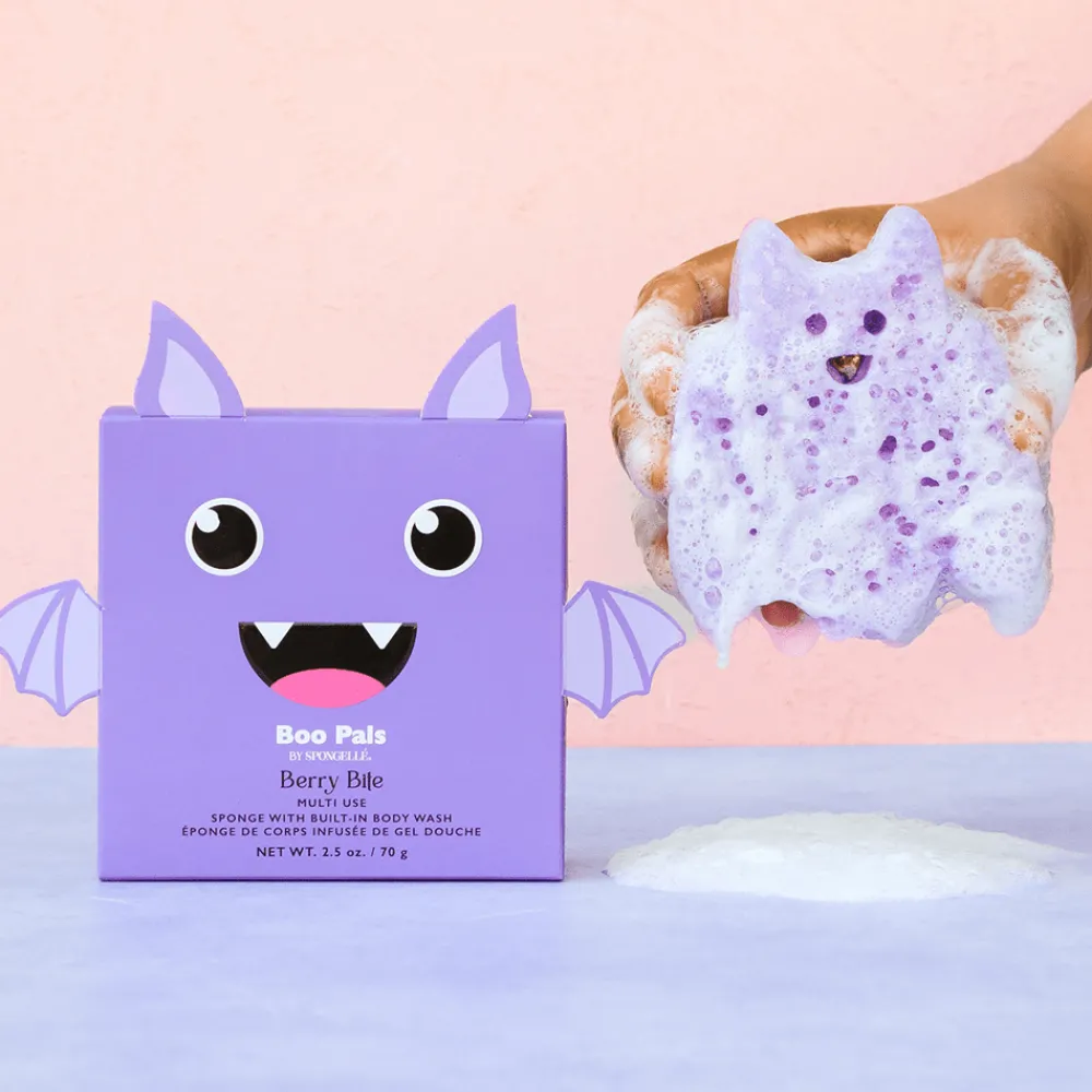 Online Spongellé Bat Shower Buffer Sponge