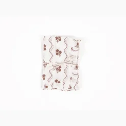 New Trudie Beatrice Chocolate Ruffled Napkins - Set of 4