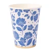 Online Bonjour Fete Belle Blue Elegant Floral Cups