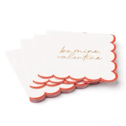 Clearance Bonjour Fete be Mine, Valentine' Cocktail Napkins