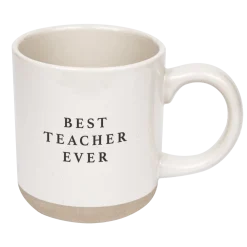 Outlet Sweet Water Decor Best Teacher Ever Stoneware Coffee Mug