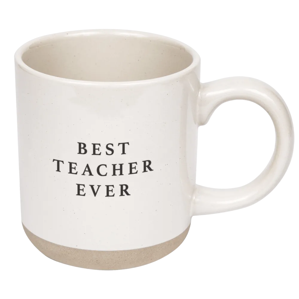 Outlet Sweet Water Decor Best Teacher Ever Stoneware Coffee Mug