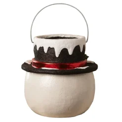 Bethany Lowe Designs, Inc. Bethany Lowe Holly Hat Snowman, Large