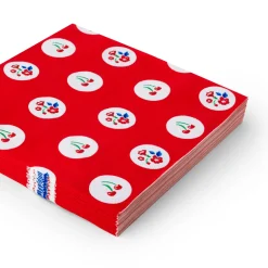 Hot Bonjour Fete Betty Crocker™ X Red Polka Dot Large Napkins
