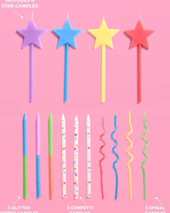 Outlet xo, Fetti Birthday Bonanza Candles