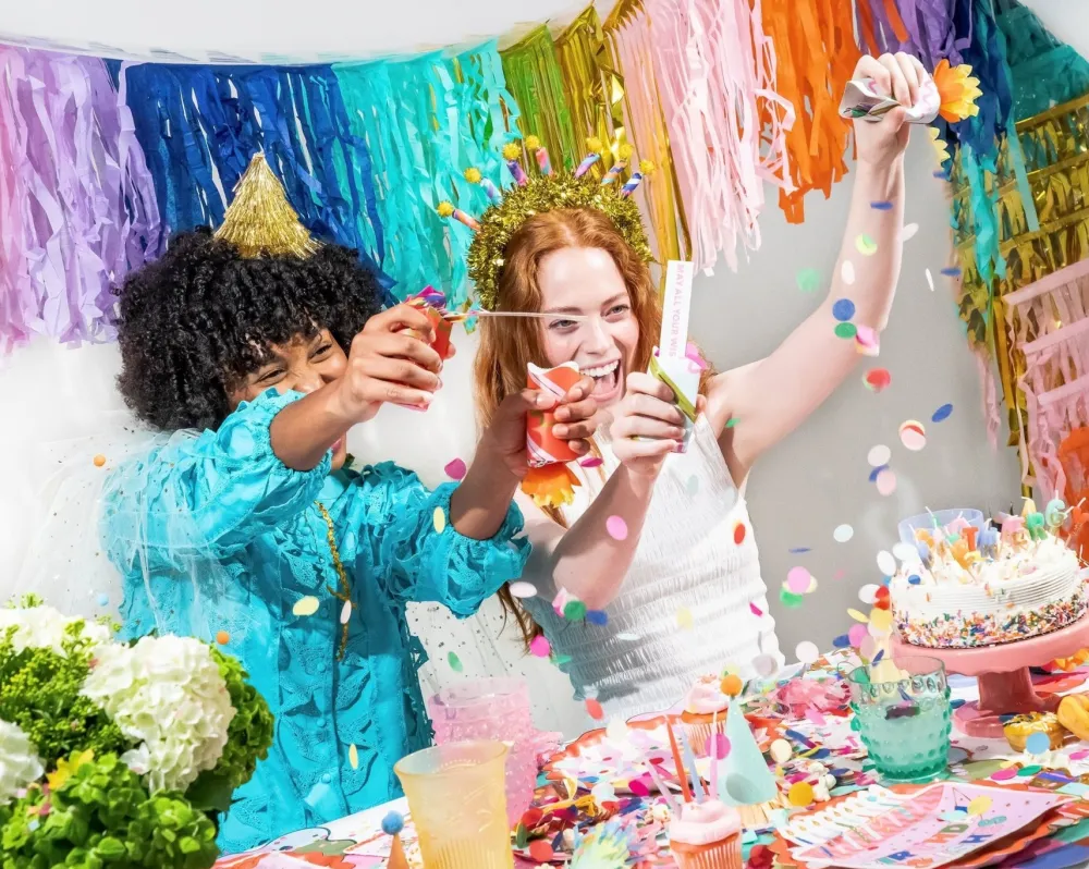 Clearance Packed Party Birthday Candle Confetti Party Crackers (6 count)