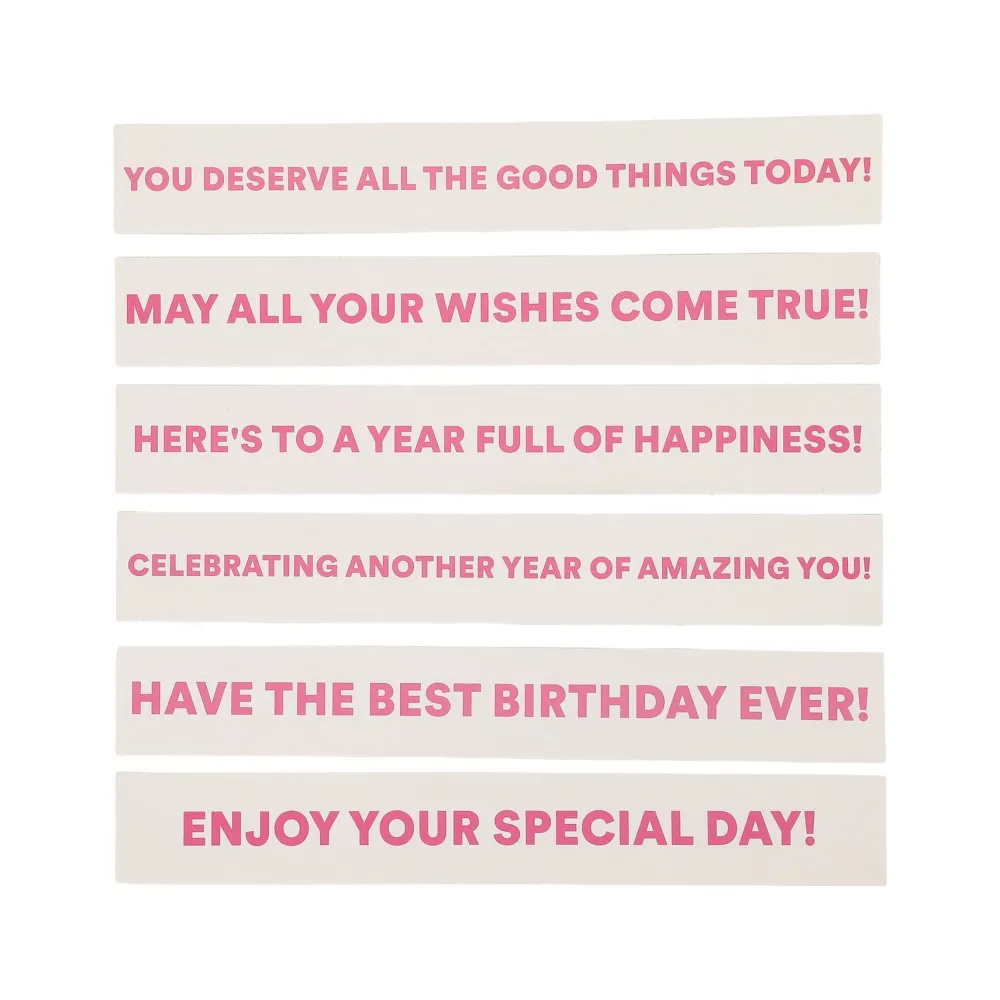 Clearance Packed Party Birthday Candle Confetti Party Crackers (6 count)