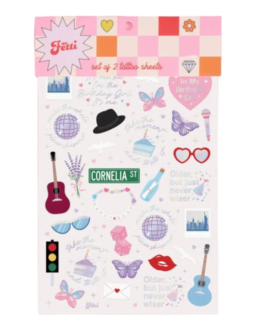 Clearance xo, Fetti Birthday Era Unofficial Swiftie Tattoos