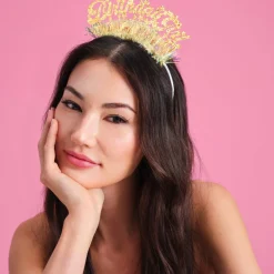 Best xo, Fetti Birthday Girl Gold Fringe Headband