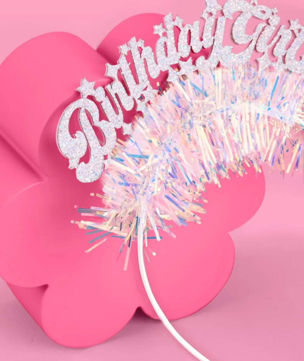 Sale xo, Fetti Birthday Girl Iridescent Fringe Headband