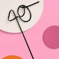Online xo, Fetti 40 Birthday Reusable Straw