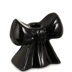 Best Raz Black Bow Candle Holder