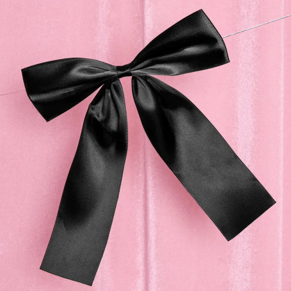 Online xo, Fetti Black Bow Happy Birthday Banner