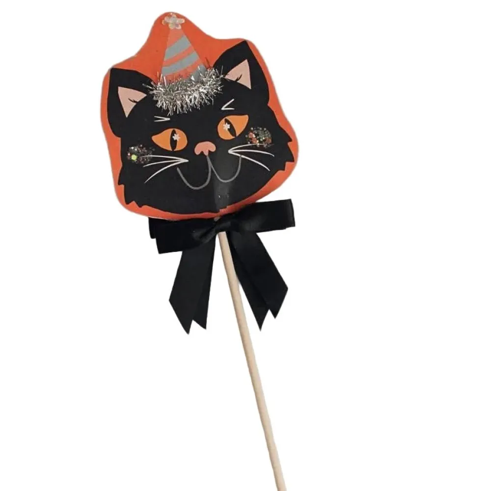 Online Party & Parlour Black Cat Halloween Party Wand