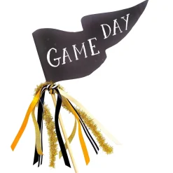 Discount Cami Monet Black Game Day Party Pennant