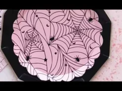 Hot Bonjour Fete Black Noir Premium Dinner Plates