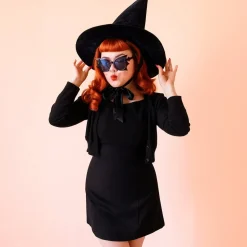 New Sunshine Studios Black Velvet Witch Hat