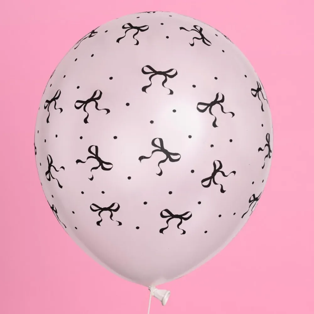 Discount xo, Fetti Black & White Bow Balloon Set