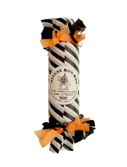 Best Party & Parlour Black & White Striped Deluxe Halloween Surprise Bon Bon