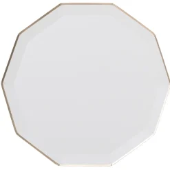 Clearance Bonjour Fete Blanc White Signature Large Plates