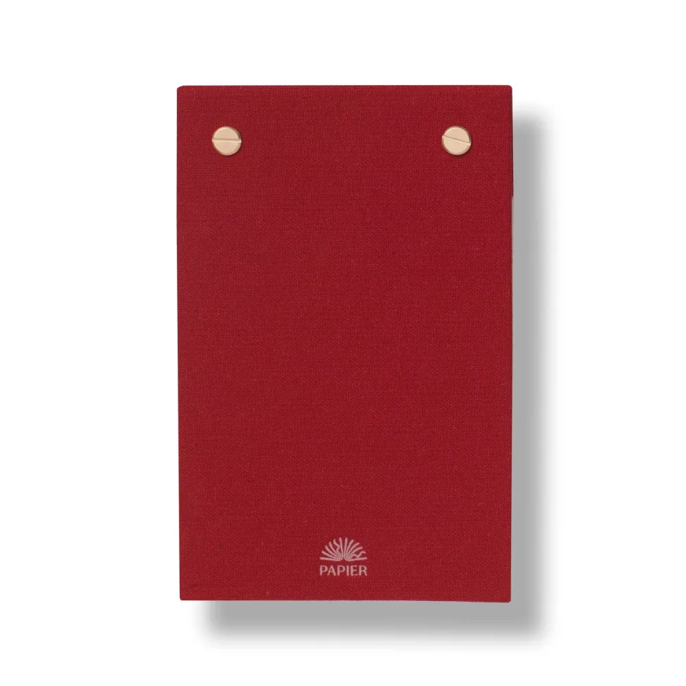 Online Papier Bloom Fabric Hardcover Notepad