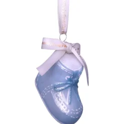 Online Vondels Blue Baby Snow Boot Glass Ornament