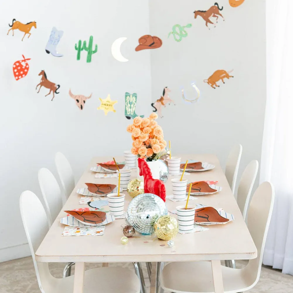 Outlet Jollity & Co. + Daydream Society Blue Cowboy Boot Shaped Napkins